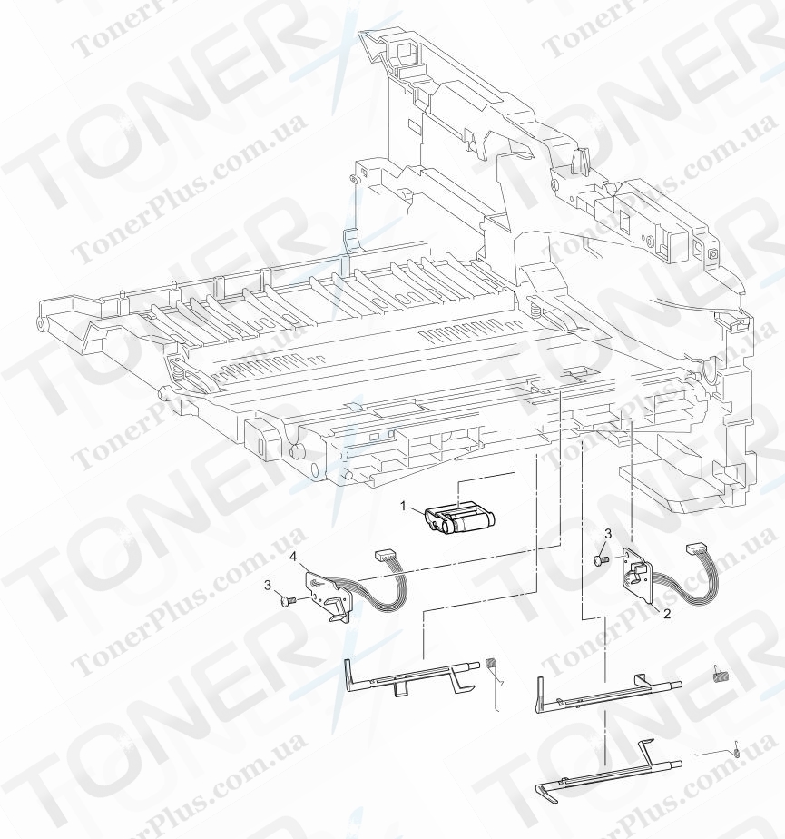 Группа запчастей для Brother MFC7440N - PAPER FEEDER