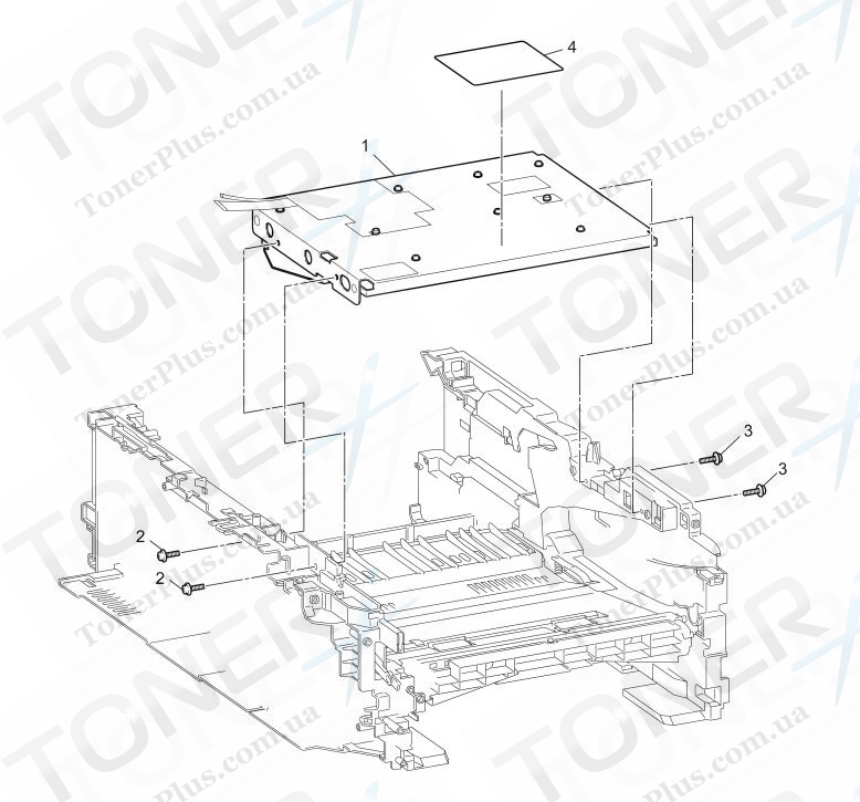Группа запчастей для Brother DCP7032 - LASER UNIT