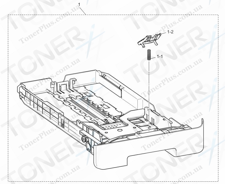Группа запчастей для Brother MFC7440N - PAPER TRAY