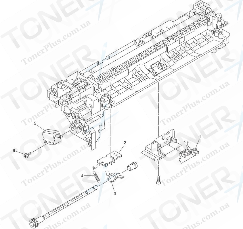 Группа запчастей для Brother MFC9460CDN - PAPER FEEDER