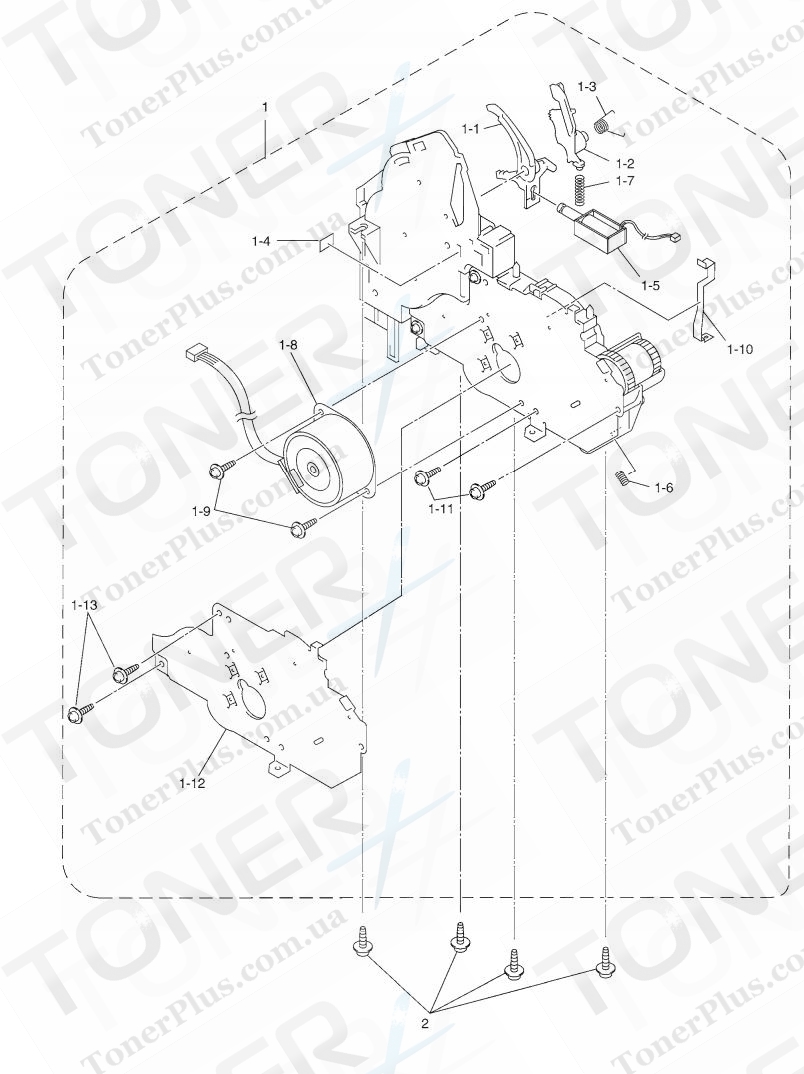 Группа запчастей для Brother MFC9070 - PAPER DRIVE