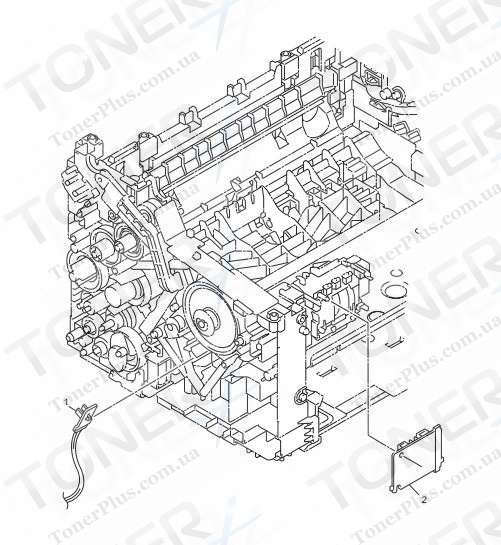 Группа запчастей для Brother HL1110/1111/1112/1118 - FRAME L & DRIVE