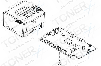 Группа запчастей для Brother HL1650/1670N - ENGINE PCB