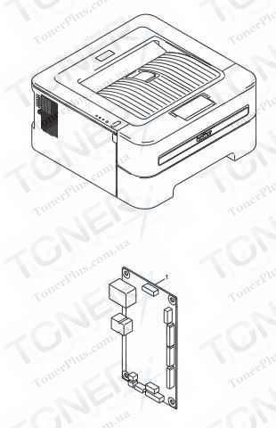 Группа запчастей для Brother HL2250DN - MAIN PCB