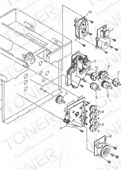 Группа запчастей для Brother HL2600CN - DRIVE