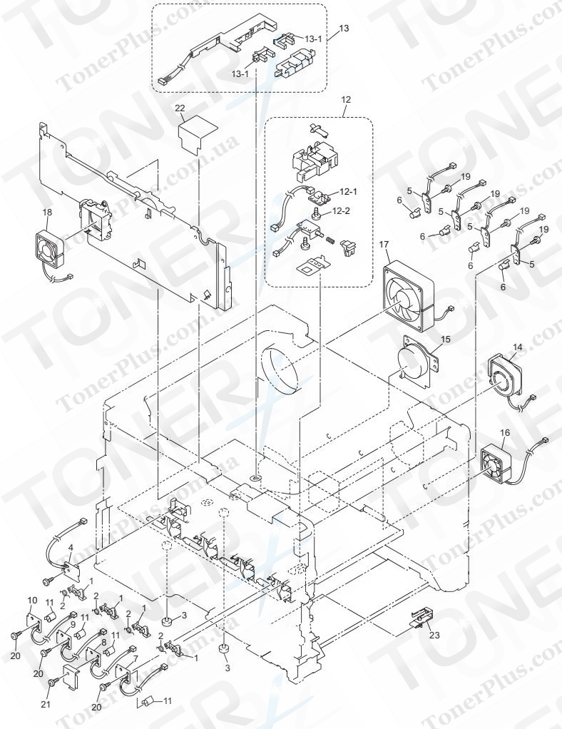 Группа запчастей для Brother HL4040CN/4050CDN/4070CDW - FRAME UNIT