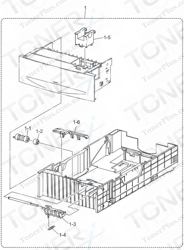 Группа запчастей для Brother HL4200CN - FRAME