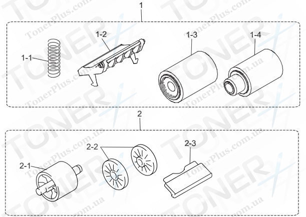 Группа запчастей для Brother HL6050/6050D/6050DN - PERIODICAL MAINTENANCE PARTS