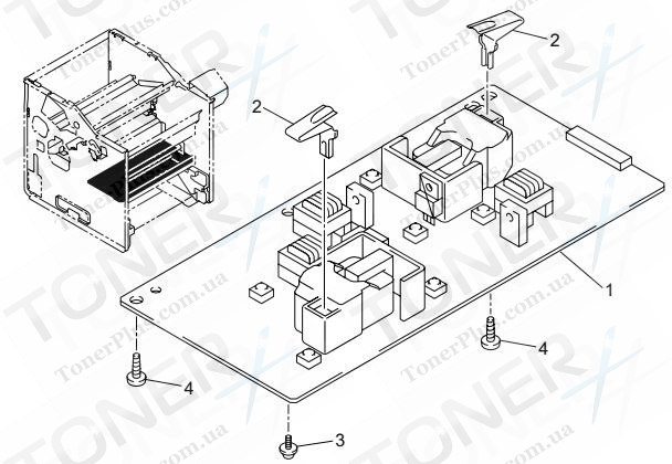 Группа запчастей для Brother HL7050/7050N - HIGH-VOLTAGE POWER SUPPLY PCB