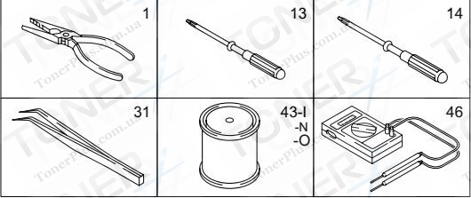 Группа запчастей для Brother HL760 - ADJUSTING TOOL KIT