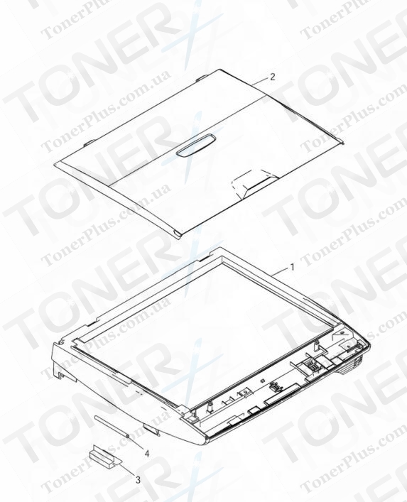 Группа запчастей для Brother DCP117C - SCANNER