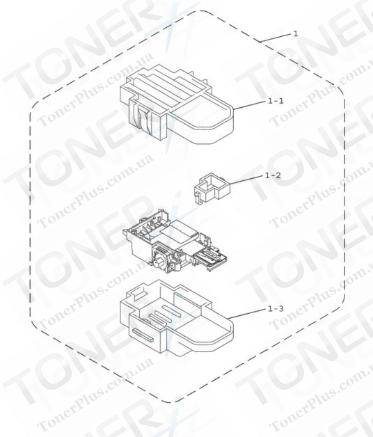 Группа запчастей для Brother DCP315CN - HEAD