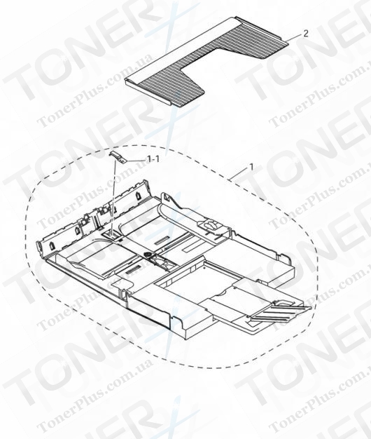 Группа запчастей для Brother DCP120C - PAPER TRAY