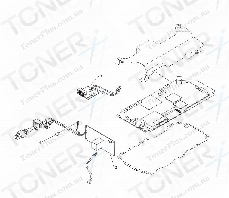 Группа запчастей для Brother DCP117C - PCB