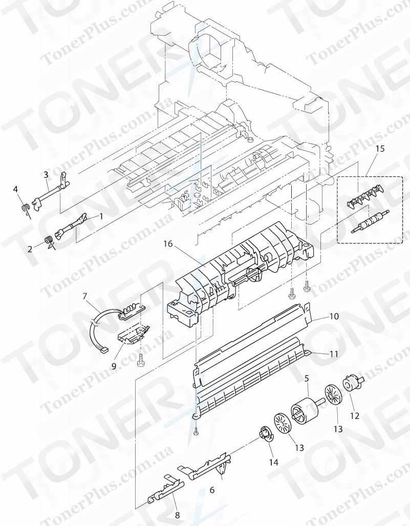 Группа запчастей для Brother MFC8220 - PAPER FEEDER