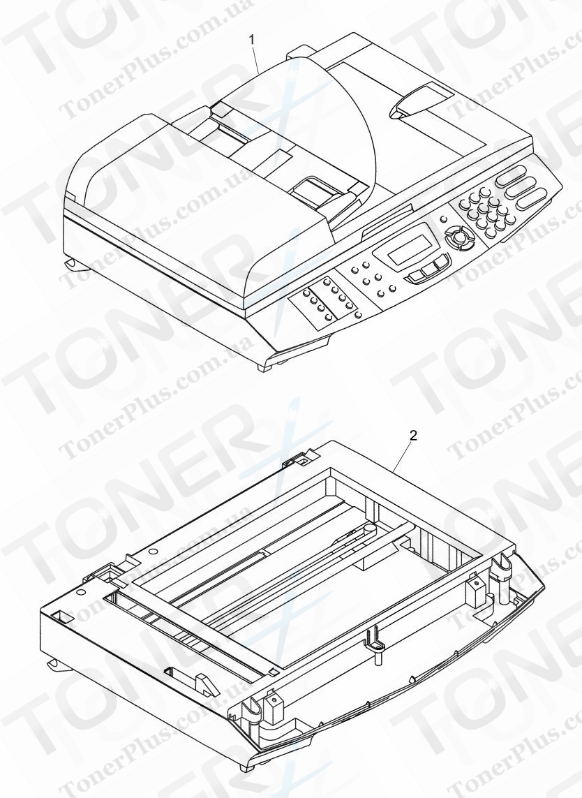 Группа запчастей для Brother MFC9420CN - DOCUMENT SCANNER