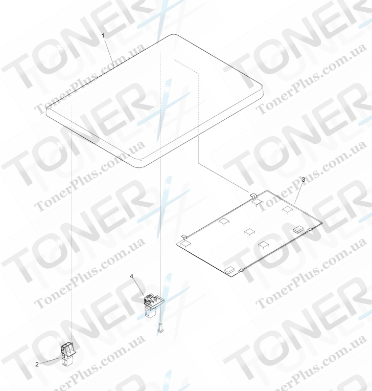 Каталог запчастей для Canon iR1435iF - D10 COPYBOARD COVER ASSEMBLY