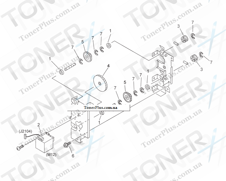 Каталог запчастей для Canon iR5065N - 261 CASSETTE PICK-UP DRIVE ASSY