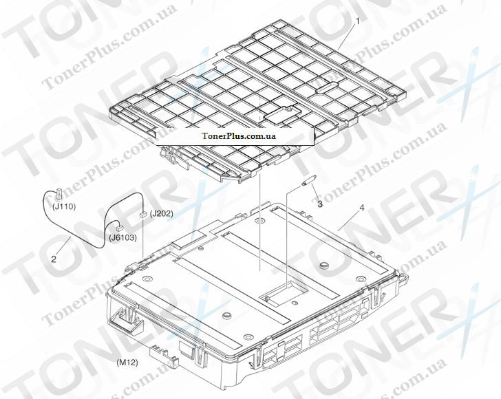 Каталог запчастей для Canon iR Advance C250 - 460 LASER SCANNER ASSEMBLY