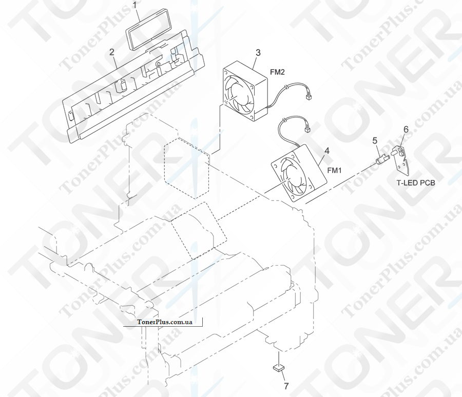 Каталог запчастей для Konica-Minolta bizhub 20 - MAIN FRAME SECTION