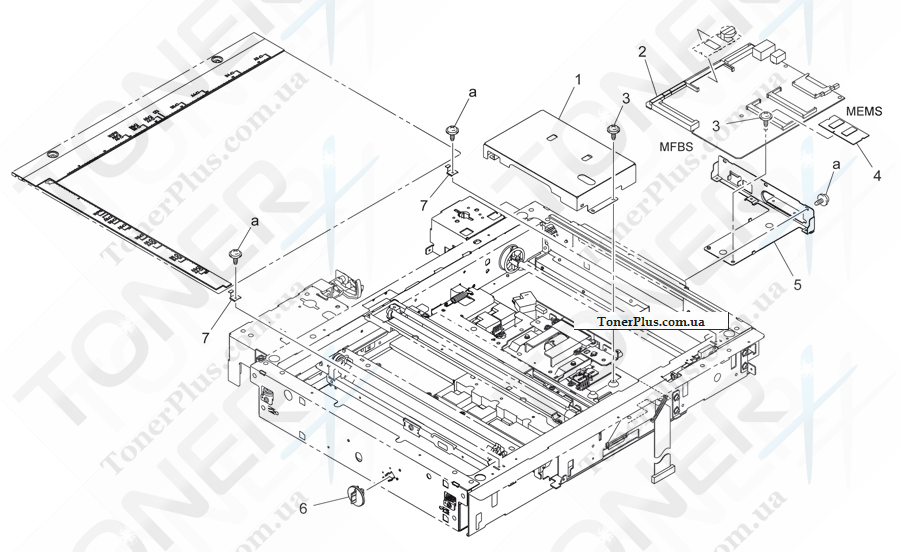 Каталог запчастей для Konica-Minolta bizhub 222 - OPTICAL SECTION
