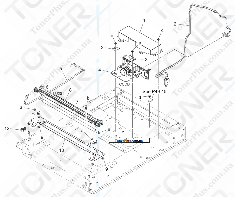 Каталог запчастей для Konica-Minolta bizhub 224e - SCANNER SECTION 2