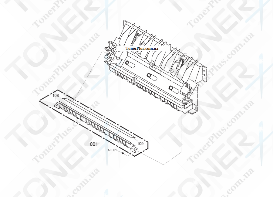 Каталог запчастей для Konica-Minolta bizhub 240f - DC4-925