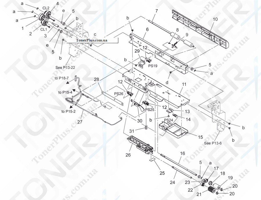 Каталог запчастей для Konica-Minolta bizhub 287 - 2ND PAPER FEED SECTION