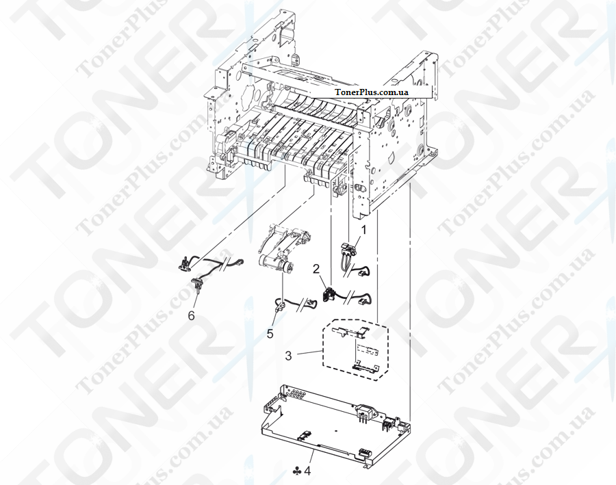 Каталог запчастей для Konica-Minolta bizhub 3300P - MAIN POWER SUPPLY SECTION