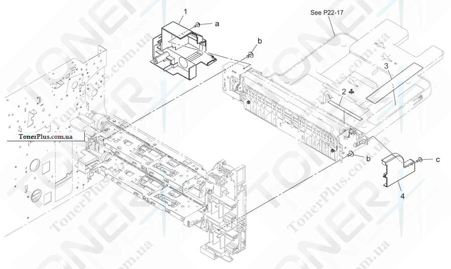 Каталог запчастей для Konica-Minolta bizhub 42 - MANUAL PAPER FEED SECTION