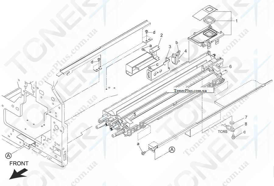 Каталог запчастей для Konica-Minolta bizhub 500 - DEVELOPING UNIT