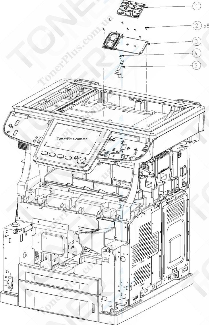 Каталог запчастей для Konica-Minolta bizhub 43 - Figure 4