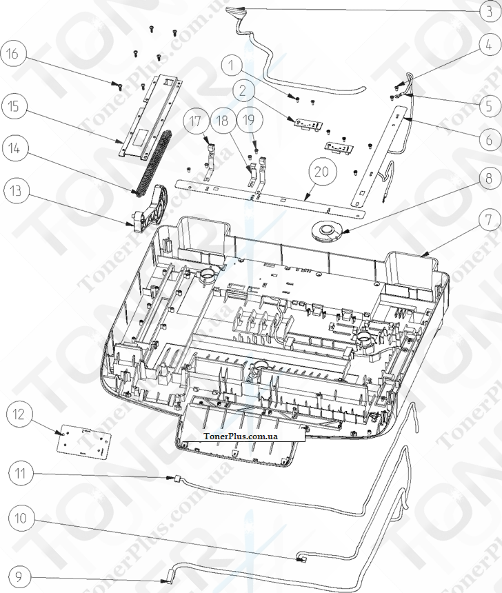 Каталог запчастей для Konica-Minolta bizhub 43 - Figure 15