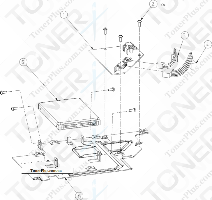 Каталог запчастей для Konica-Minolta bizhub 43 - Figure 17