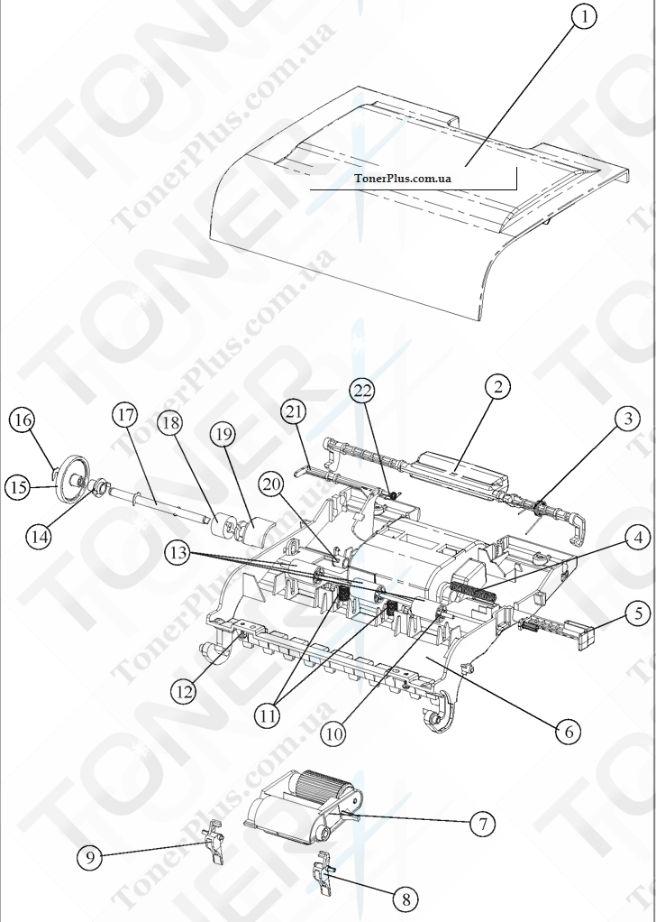 Каталог запчастей для Konica-Minolta bizhub 43 - Figure 21
