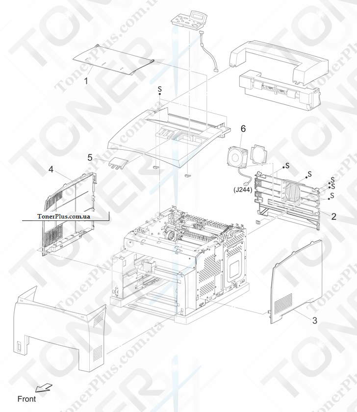 Каталог запчастей для Konica-Minolta bizhub 43 - Figure 24