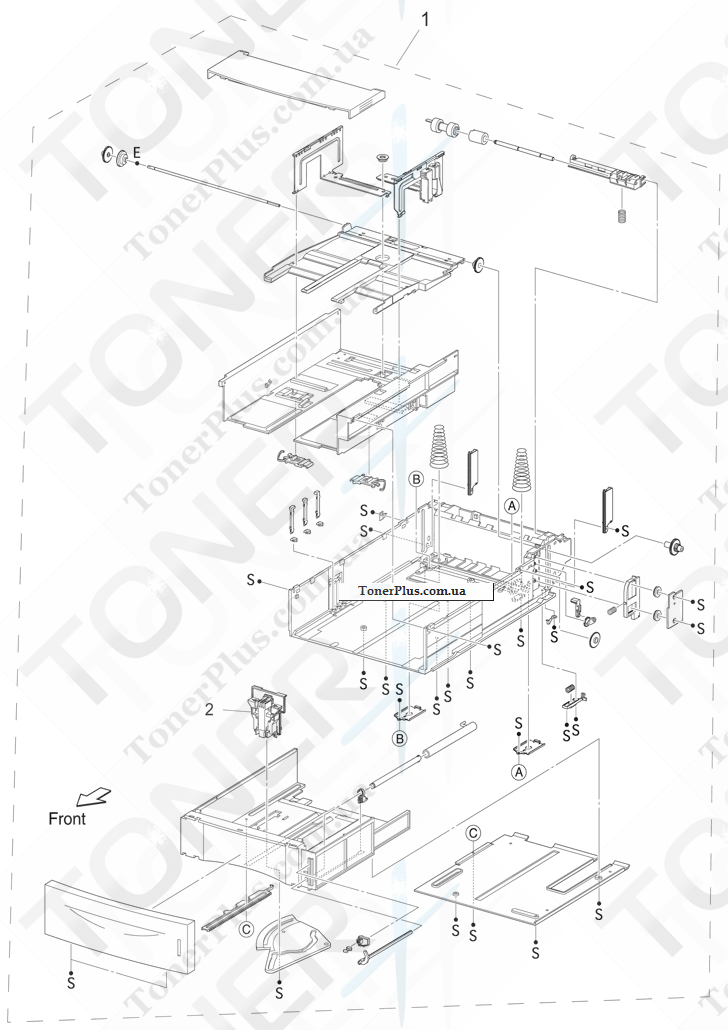 Каталог запчастей для Konica-Minolta bizhub 43 - Figure 26