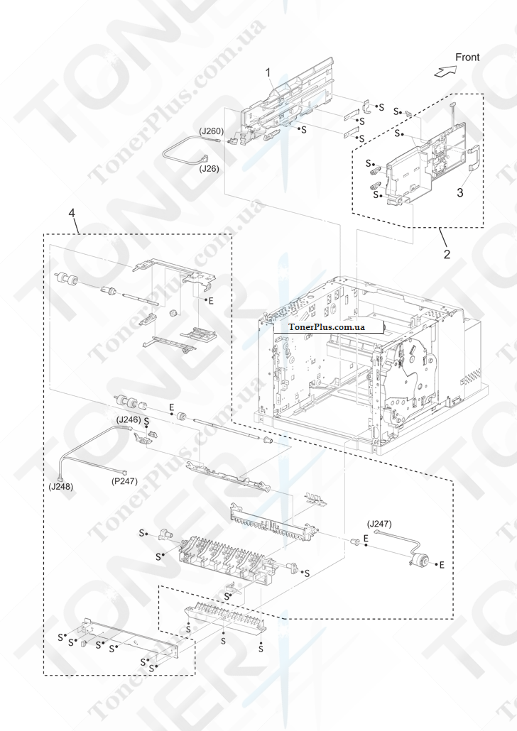 Каталог запчастей для Konica-Minolta bizhub 43 - Figure 28