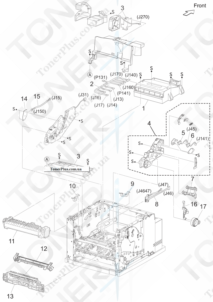 Каталог запчастей для Konica-Minolta bizhub 43 - Figure 29