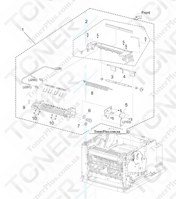 Каталог запчастей для Konica-Minolta bizhub 43 - Figure 30