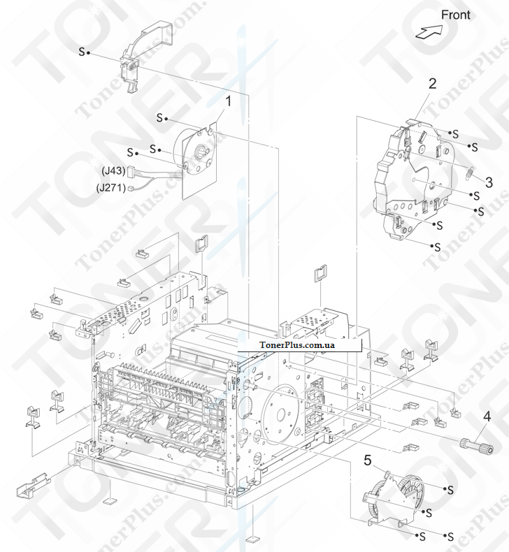 Каталог запчастей для Konica-Minolta bizhub 43 - Figure 32