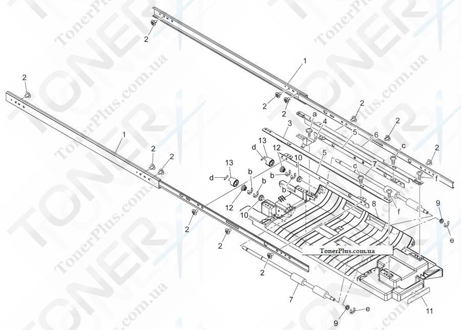 Каталог запчастей для Konica-Minolta bizhub 652 - LEVEL CONVEYANCE SECTION