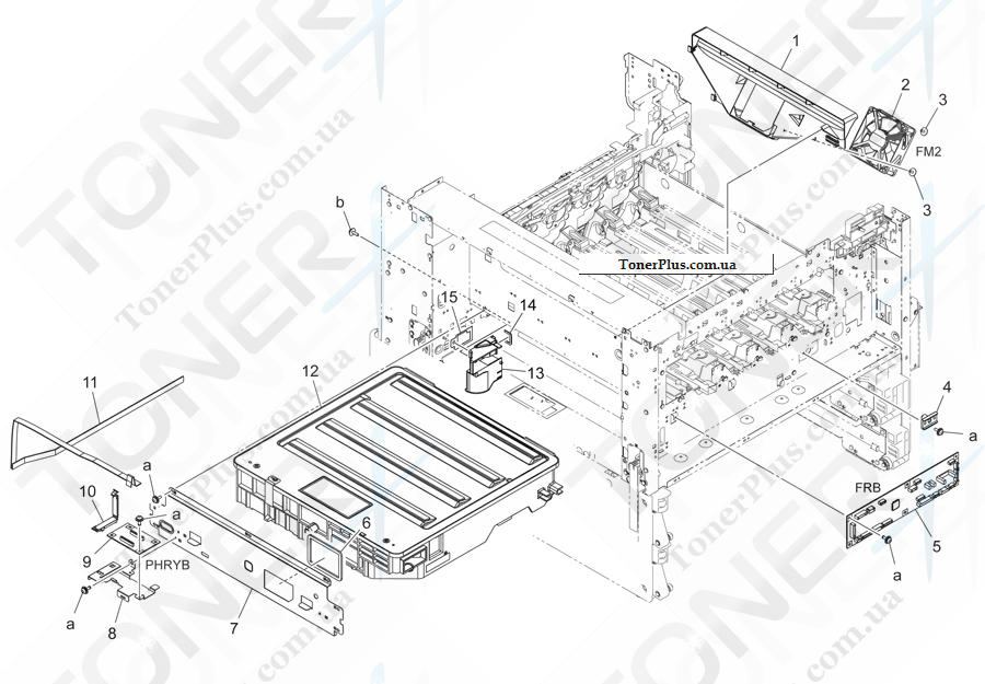 Каталог запчастей для Konica-Minolta bizhub 554e - PH UNIT