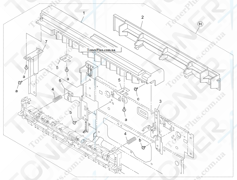 Каталог запчастей для Konica-Minolta bizhub C350 - PAPER TRANSPORT SECTION 6