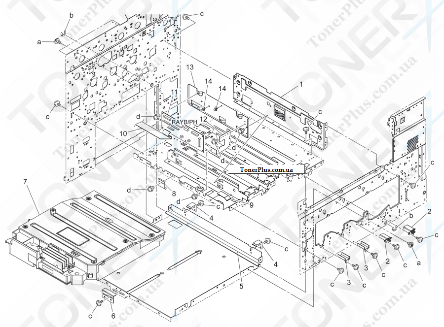 Каталог запчастей для Konica-Minolta bizhub C451 - PH UNIT