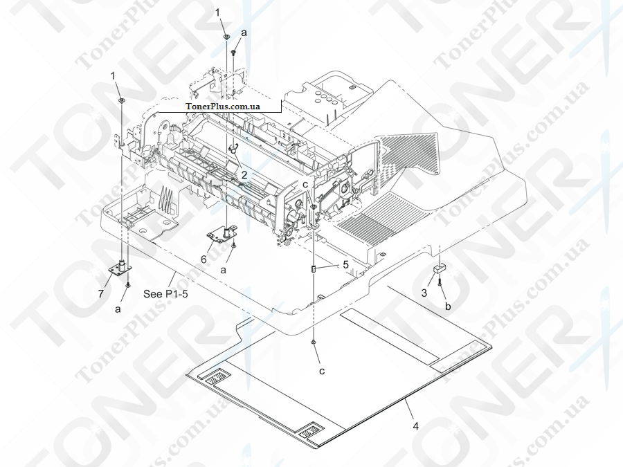Каталог запчастей для Konica-Minolta bizhub C454e - EXTERNAL PARTS 2