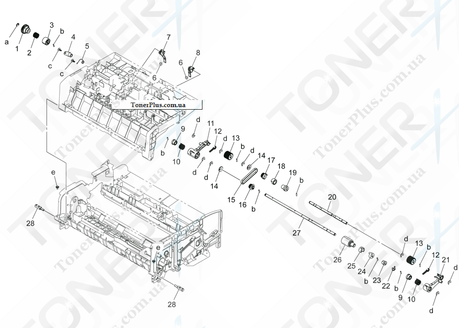 Каталог запчастей для Konica-Minolta bizhub C454e - PAPER TAKE-UP SECTION 3