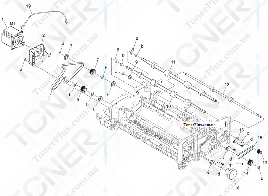 Каталог запчастей для Konica-Minolta bizhub C454e - PAPER TRANSPORT SECTION 3