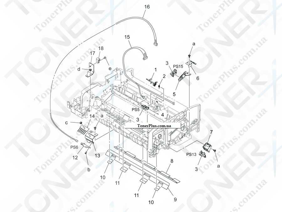 Каталог запчастей для Konica-Minolta bizhub C454e - PAPER TRANSPORT SECTION 5