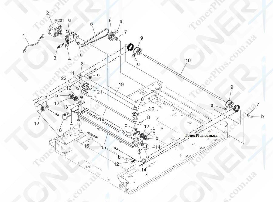 Каталог запчастей для Konica-Minolta bizhub C454e - SCANNER SECTION 3